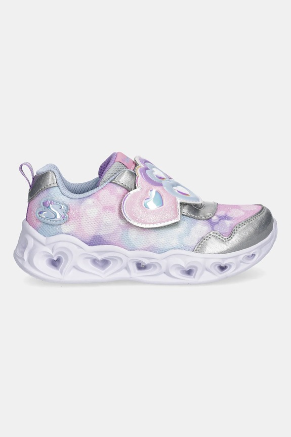 Dětské tenisky Skechers HEART LIGHTS LOVIN REFLECTION 302693N fialová AW25