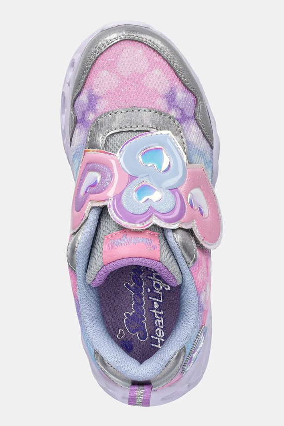 Dětské tenisky Skechers HEART LIGHTS LOVIN REFLECTION fialová 302693N