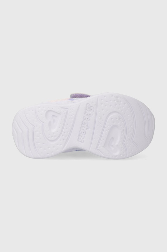 Skechers sneakers pentru copii HEART LIGHTS LOVIN REFLECTION 302693N violet
