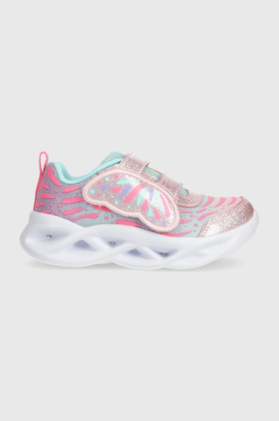 Skechers gyerek sportcipő TWISTY BRIGHTS WINGIN IT szintetikus rózsaszín 302754N