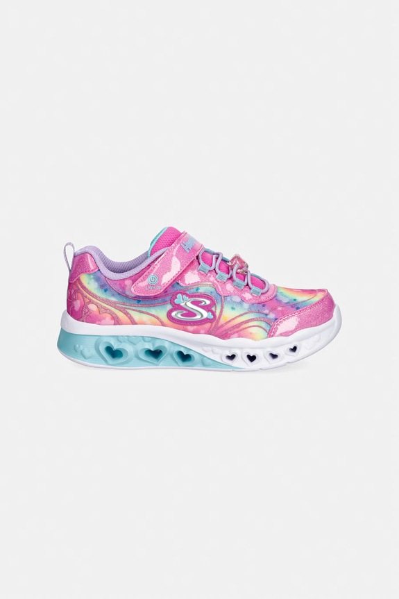 Skechers FLUTTER HEART LIGHTS GROOVY SWIRL маратонки за деца 303253L розов SS26