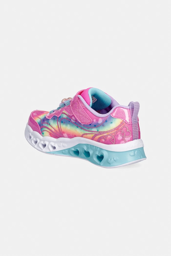 Момиче Skechers FLUTTER HEART LIGHTS GROOVY SWIRL маратонки за деца 303253L розов