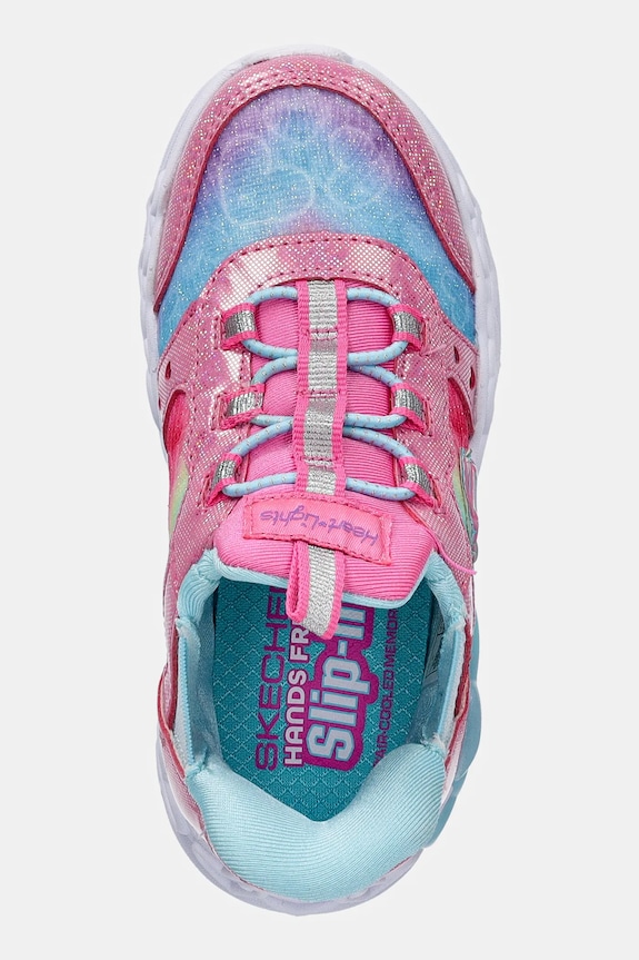 Skechers sneakers pentru copii INFINITE HEART LIGHTS ETERNAL SHIMMER roz 303755N