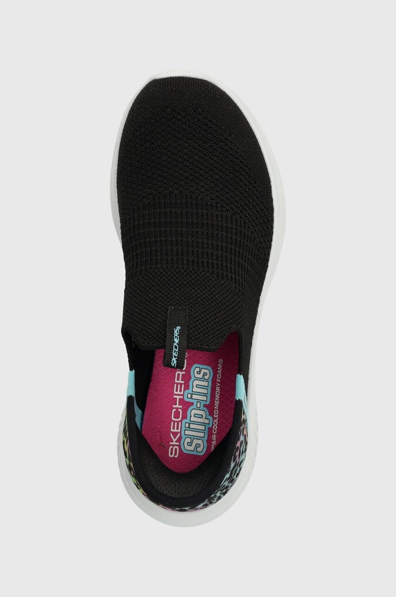 Detské tenisky Skechers ULTRA FLEX 3.0 COLORY WILD čierna 303801L
