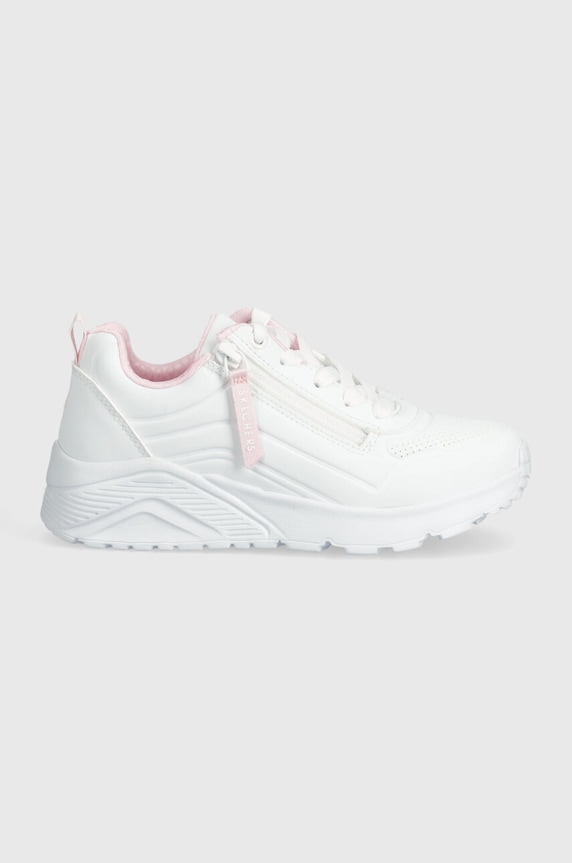 Skechers sneakers pentru copii UNO LITE EASY ZIP 310387L alb SS25