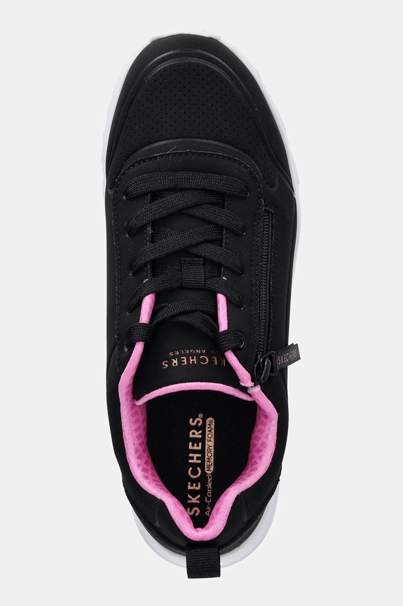 Detské tenisky Skechers UNO LITE EASY ZIP čierna 310387L