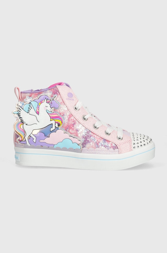 Skechers tenisówki dziecięce TWI-LITES 2.0 ENCHANTED UNICORN 314399L różowy SS25