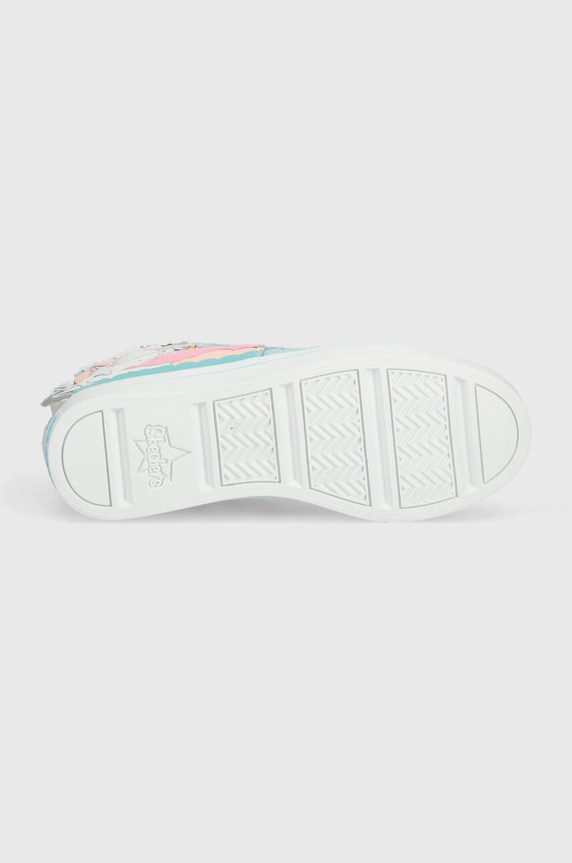 Detské tenisky Skechers TWI-LITES 2.0 ENCHANTED UNICORN 314399L tyrkysová