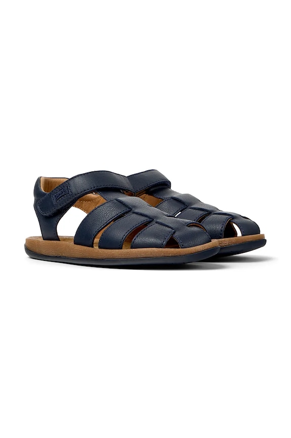 Camper sandale din piele pentru copii 80177.28.34 bleumarin SS26