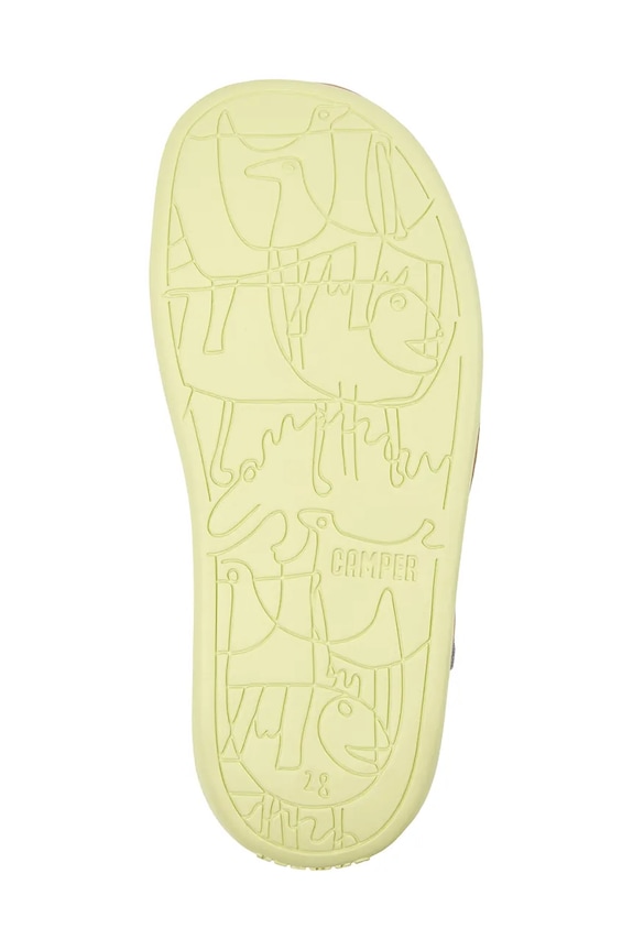 Camper sandali in pelle bambino/a 80177.35.38 argento