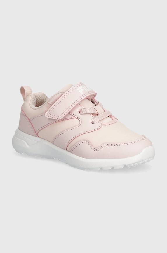 Fila sneakersy dziecięce FILA FOGO velcro imitacja skóry licowej różowy FFK0185.G