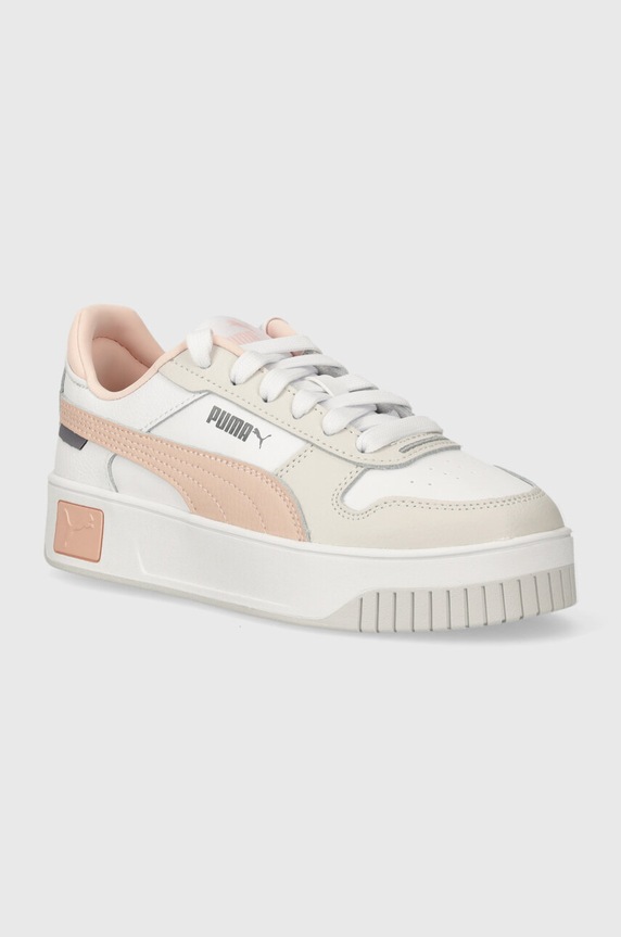 Dětské sneakers boty Puma Carina Street Jr přírodní kůže bílá 393846