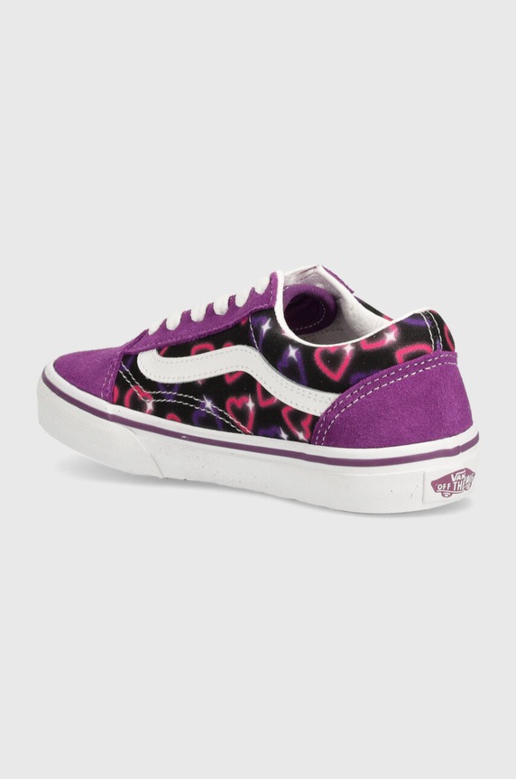 Dziewczynka Vans tenisówki dziecięce VN0005WVBJD1 fioletowy