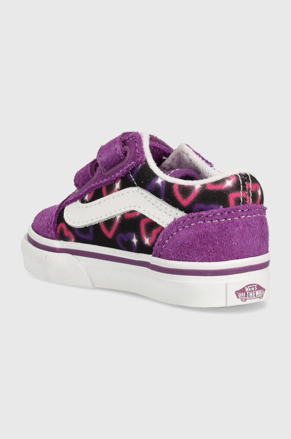 Dziewczynka Vans tenisówki dziecięce VN000CRWBJD1 fioletowy