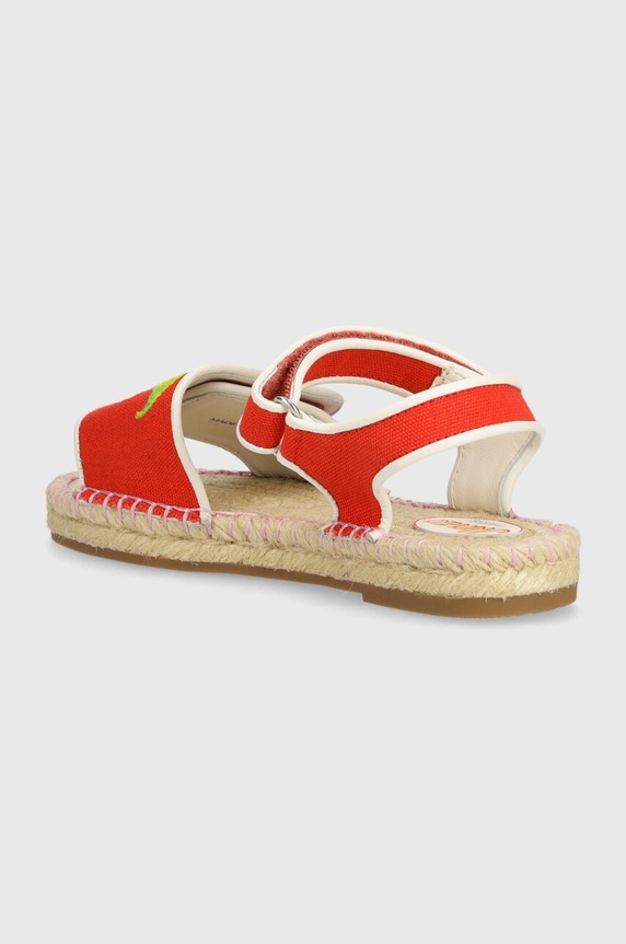 Dziewczynka Kenzo Kids sandały dziecięce K60415. pomarańczowy