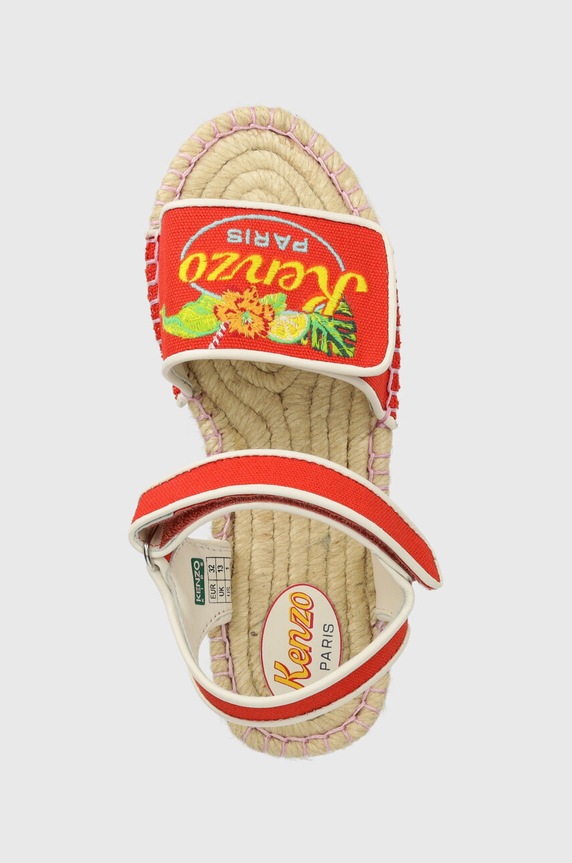 Kenzo Kids sandały dziecięce pomarańczowy K60415.