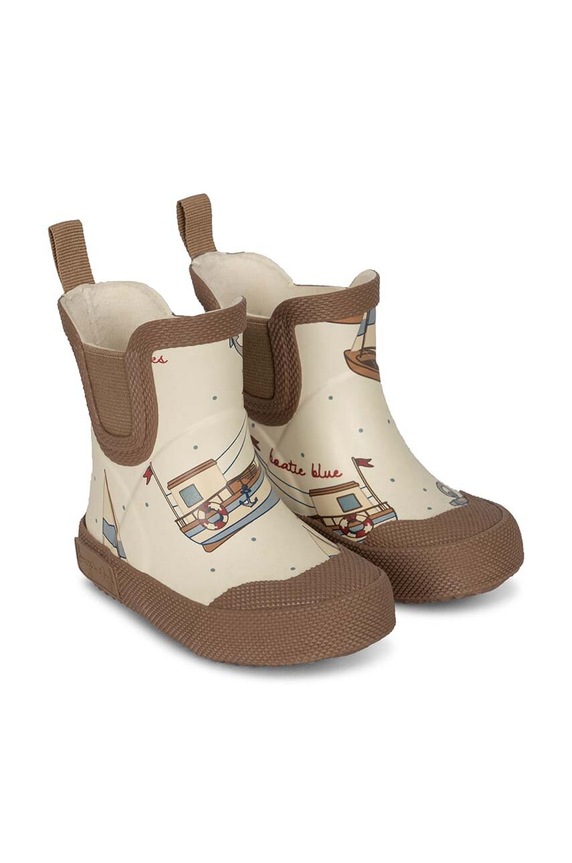 Konges Sløjd kalosze dziecięce beżowy KS100580