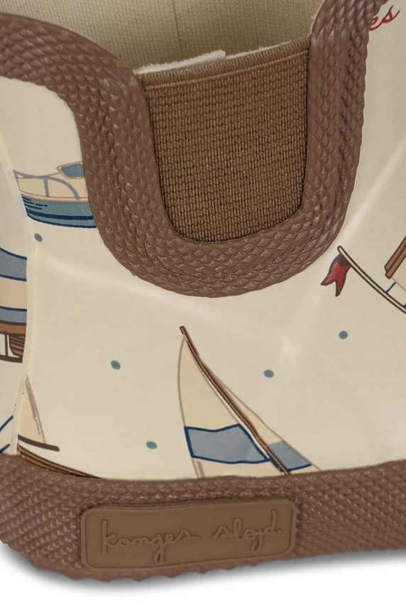 Chłopiec Konges Sløjd kalosze dziecięce KS100580 beżowy