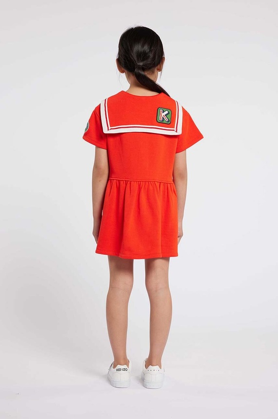 Kenzo Kids scarpe da ginnastica per bambini in pelle K60387.