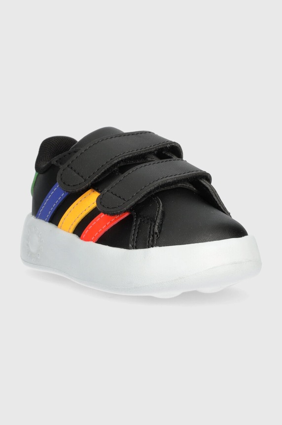 adidas sneakersy dziecięce GRAND COURT 2.0 CF I IE1372 czarny SS24