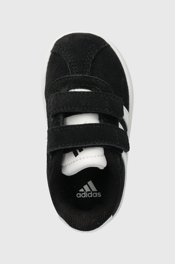 Detské semišové tenisky adidas VL COURT 3.0 CF I čierna ID9158