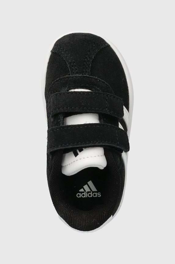 Detské semišové tenisky adidas VL COURT 3.0 CF I čierna ID9158