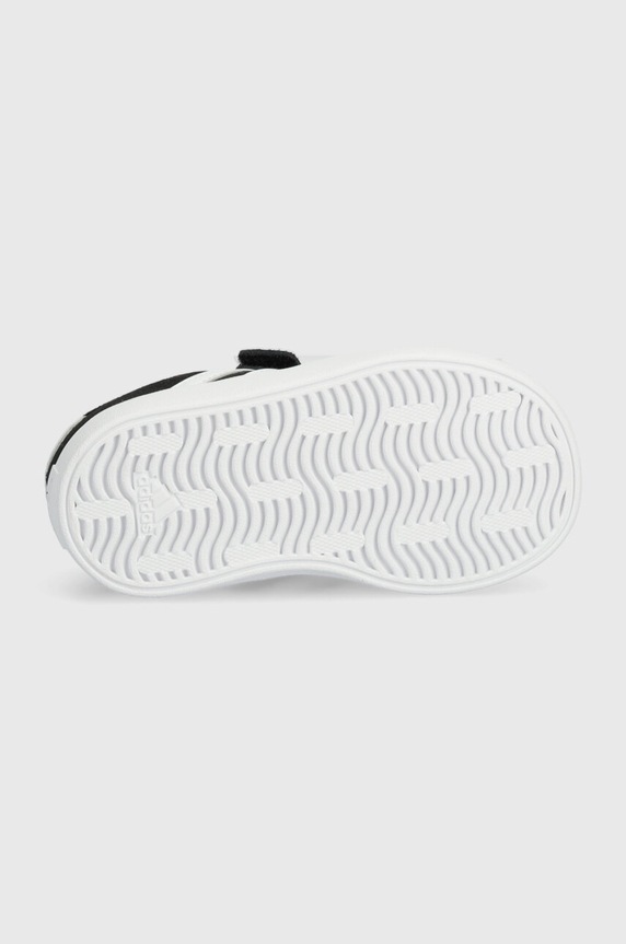 Detské semišové tenisky adidas VL COURT 3.0 CF I ID9158 čierna