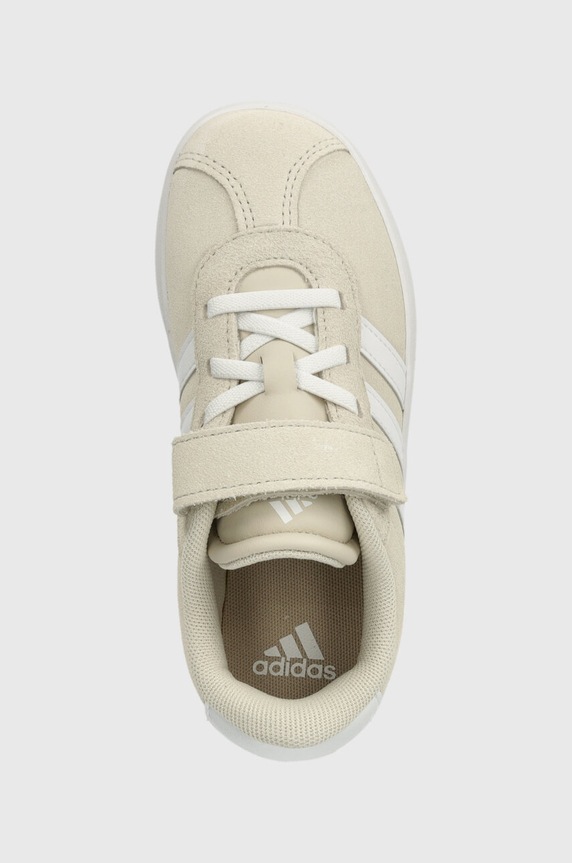 adidas gyerek velúr sportcipő VL COURT 3.0 EL C bézs IE1448