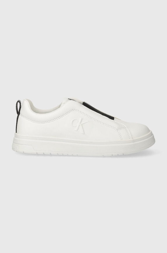Calvin Klein Jeans sneakersy dziecięce syntetyczny biały V3X9.80861.30.34