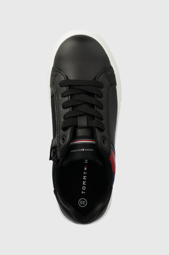 Παιδικά sneakers Tommy Hilfiger μαύρο T3X9.33356.35.41
