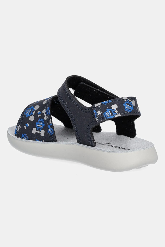 Хлопчик Дитячі шкіряні сандалі Geox SANDAL LIGHTFLOPPY B455SC.000CE. блакитний