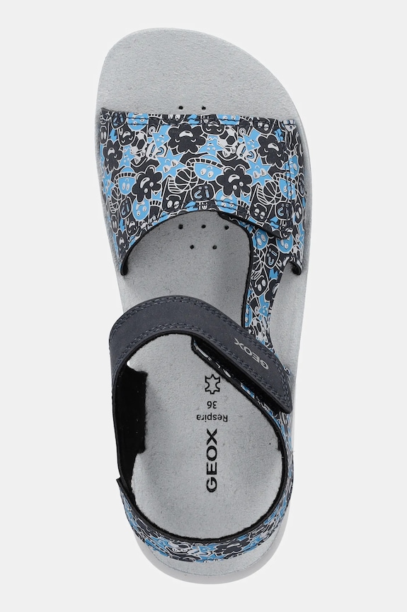 Dětské sandály Geox SANDAL LIGHTFLOPPY modrá J45GQE.000CE.36.39