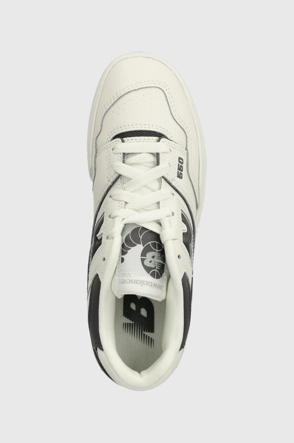 Detské kožené tenisky New Balance GSB550BH biela GSB550BH