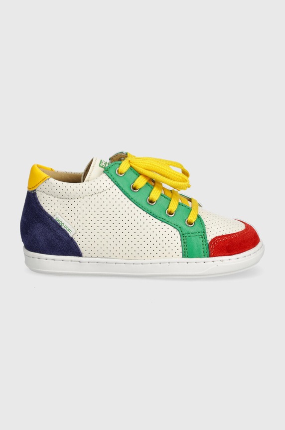 Shoo Pom sneakersy skórzane dziecięce BOUBA ZIP BOX Q4GRAV04.26.27 multicolor SS24