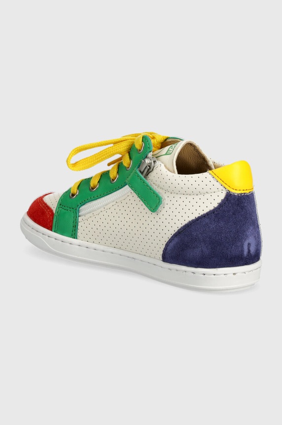 Chłopiec Shoo Pom sneakersy skórzane dziecięce BOUBA ZIP BOX Q4GRAV04.26.27 multicolor