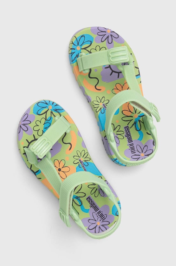 Chłopiec Melissa sandały dziecięce PLAYTIME BB M.35690 zielony