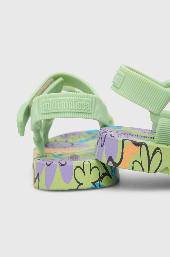 Melissa sandały dziecięce PLAYTIME BB M.35690 zielony