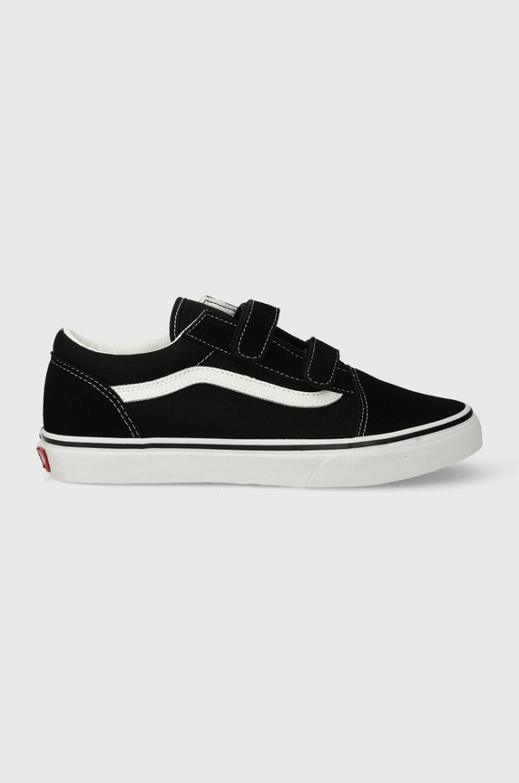Detské tenisky Vans UY Old Skool V semišová koža čierna VN000VHE6BT.