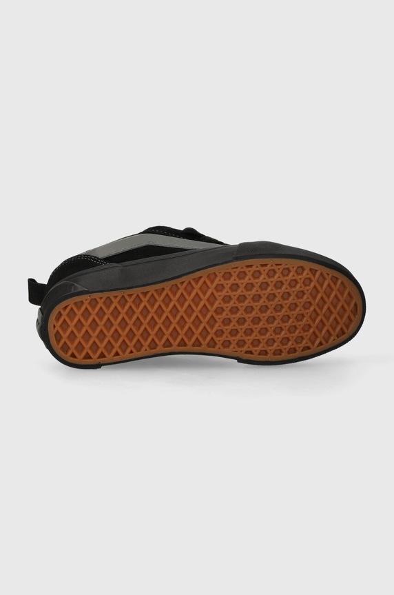 Vans tenisówki zamszowe dziecięce Knu Skool VN000D2T5QP czarny
