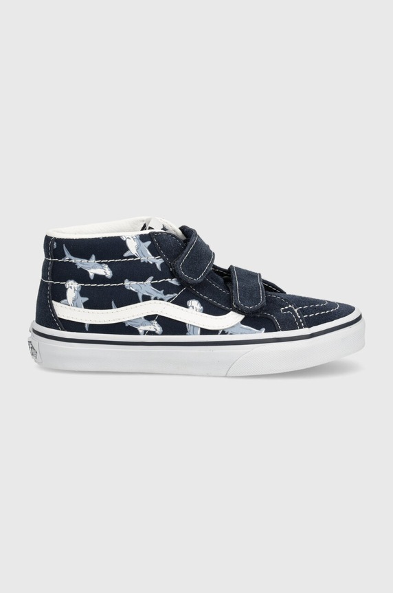 Vans trampki dziecięce UY SK8-Mid Reissue V VN00018TBER granatowy SS24