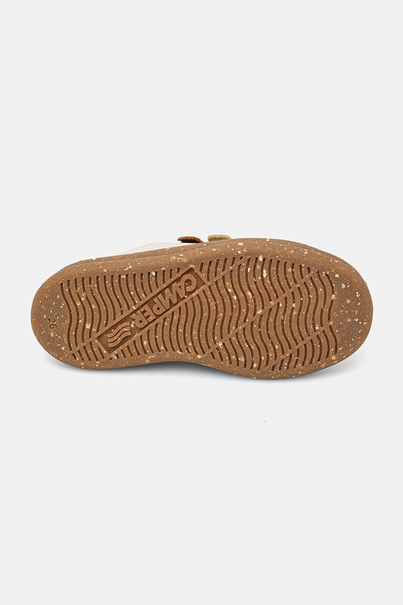 Camper sneakersy skórzane dziecięce K800513.25.27 beżowy