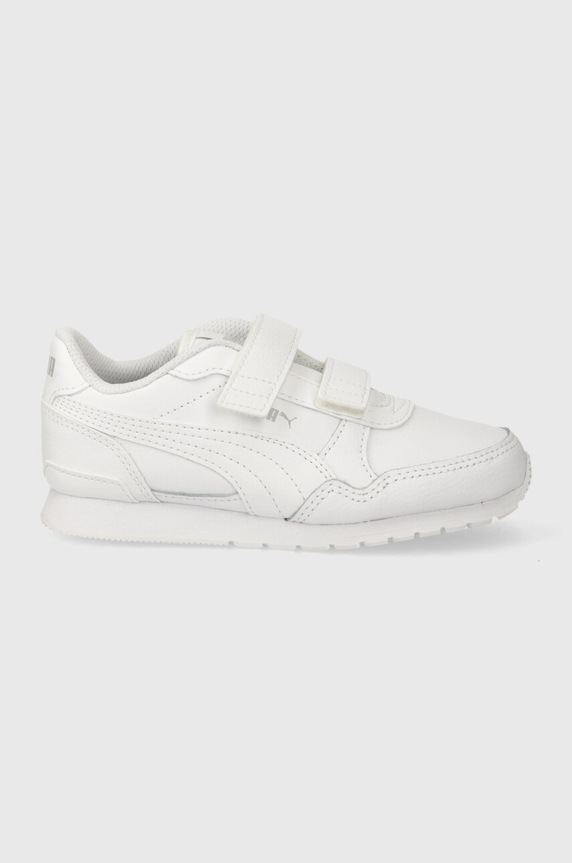 Puma sneakersy dziecięce ST Runner v3 L V PS imitacja skóry licowej biały 384905