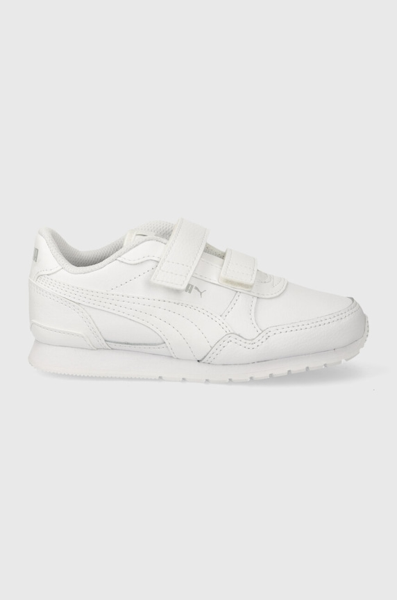 Puma sneakersy dziecięce ST Runner v3 L V PS imitacja skóry licowej biały 384905