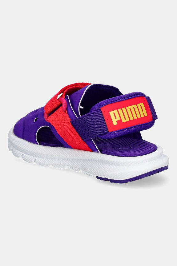 Dječaci Dječje sandale Puma Evolve AC Inf 389148 ljubičasta