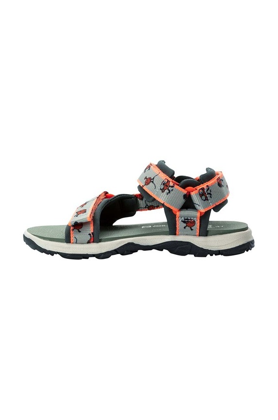 Detské sandále Jack Wolfskin SMILEYWORLD zelená 4062871.
