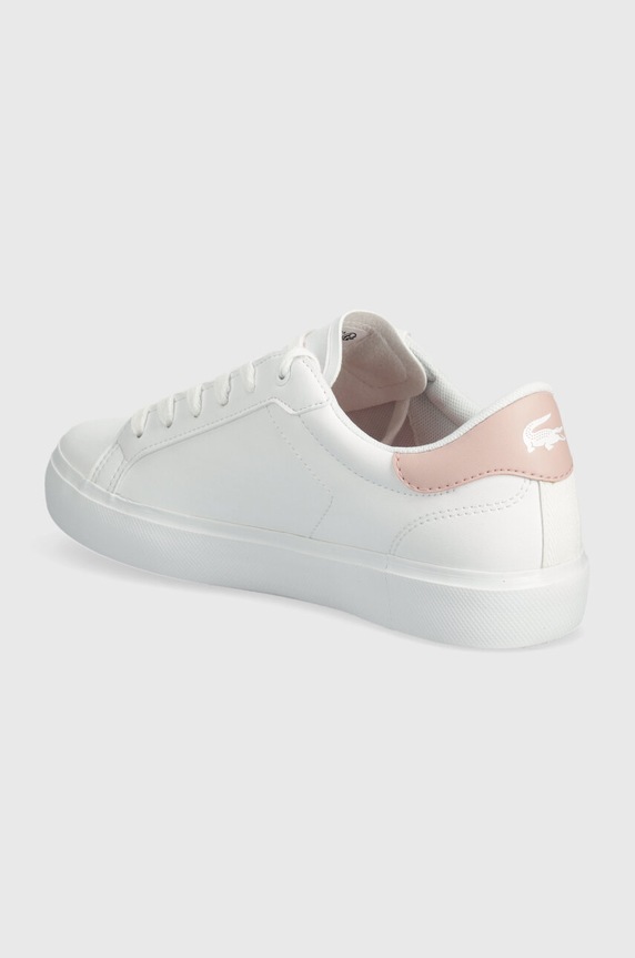 Chłopiec Lacoste sneakersy dziecięce Vulcanized sneakers 741SUJ0013 biały