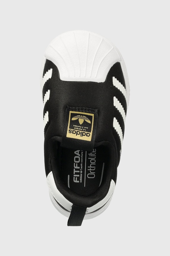 Dětské sneakers boty adidas Originals SUPERSTAR 360 černá GX3233