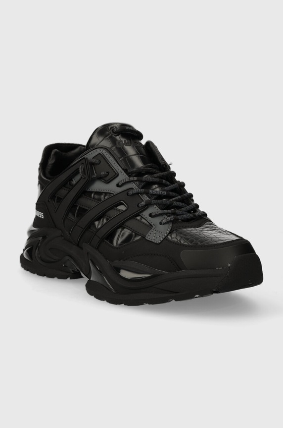 Tenisky Guess BELLUNO FMPBEL.LEP12.BLACK čierna SS24