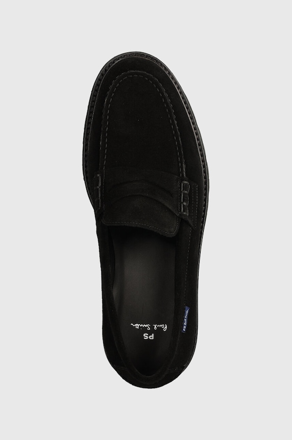Semišové mokasíny PS Paul Smith Bolzano čierna M2S.BOL04.MSUE