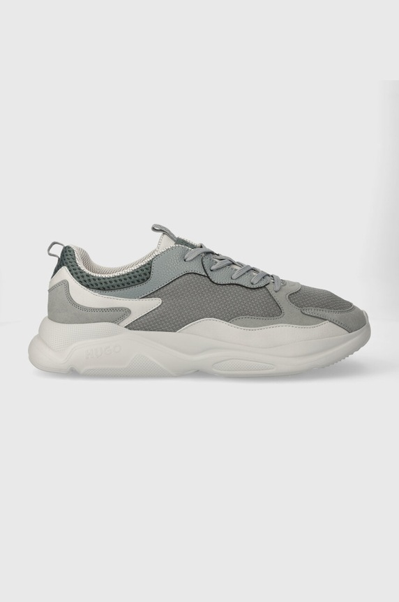HUGO sneakersy Leon syntetyczny szary 50510309.021